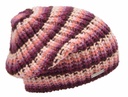 Bonnet en tricot rayé - Seeberger