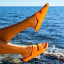 Sandales NEON Orange - Cacatoes