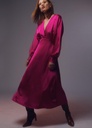 Robe Rose en Satin - Maïté by Lola