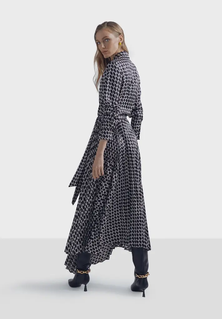 Robe Longue Plissée Logo M - Maïté by Lola