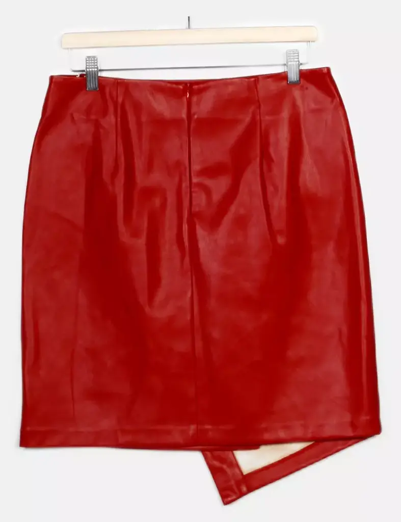 Jupe Cuir Rouge - Lola Casademunt