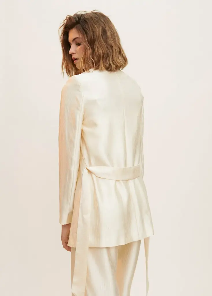 Veston kimono écru- LOLA CASADEMUNT