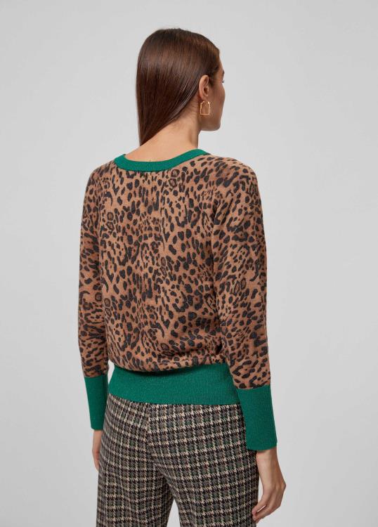 Pull Léopard et Vert - Maïté by Lola