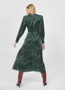 Robe Cache-cœur Léopard vert - Maïté by Lola