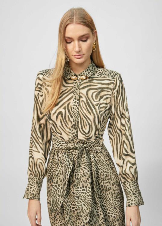 Robe Tigre blanc - Maïté by Lola