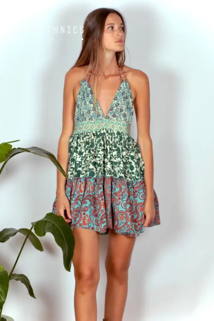 Robe courte Cenote - Lara Etnics