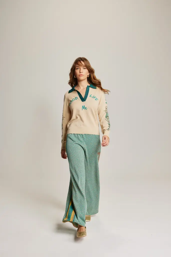 Polo manches longues Sporty Jade - ME369 (S)