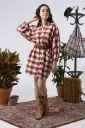 Robe chemise à carreaux Eliza - Orfeo