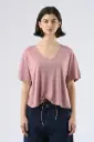 T-shirt Anya vieux rose - Orfeo