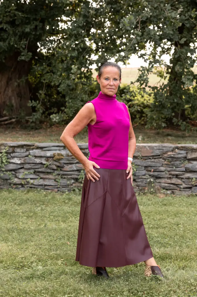 Jupe Saint Émilion en similicuir - Dixie