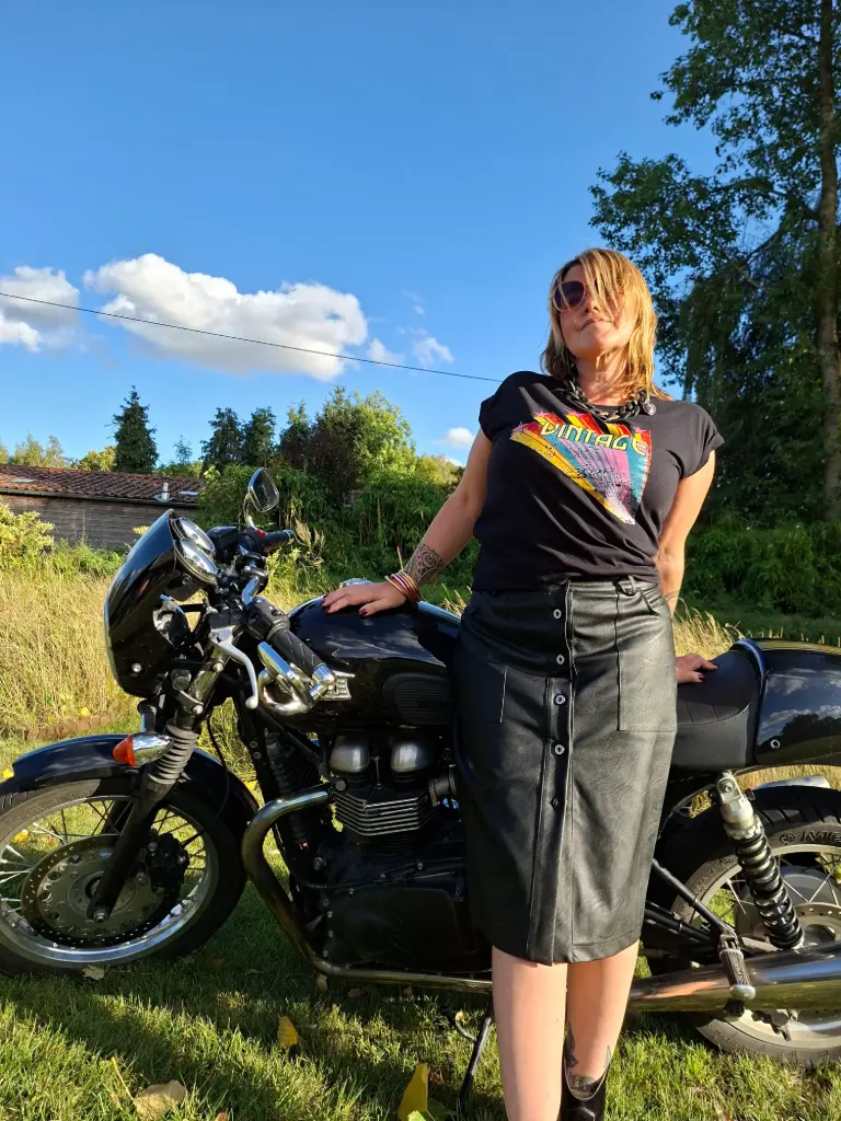 T-shirt Vintage noir - Dixie