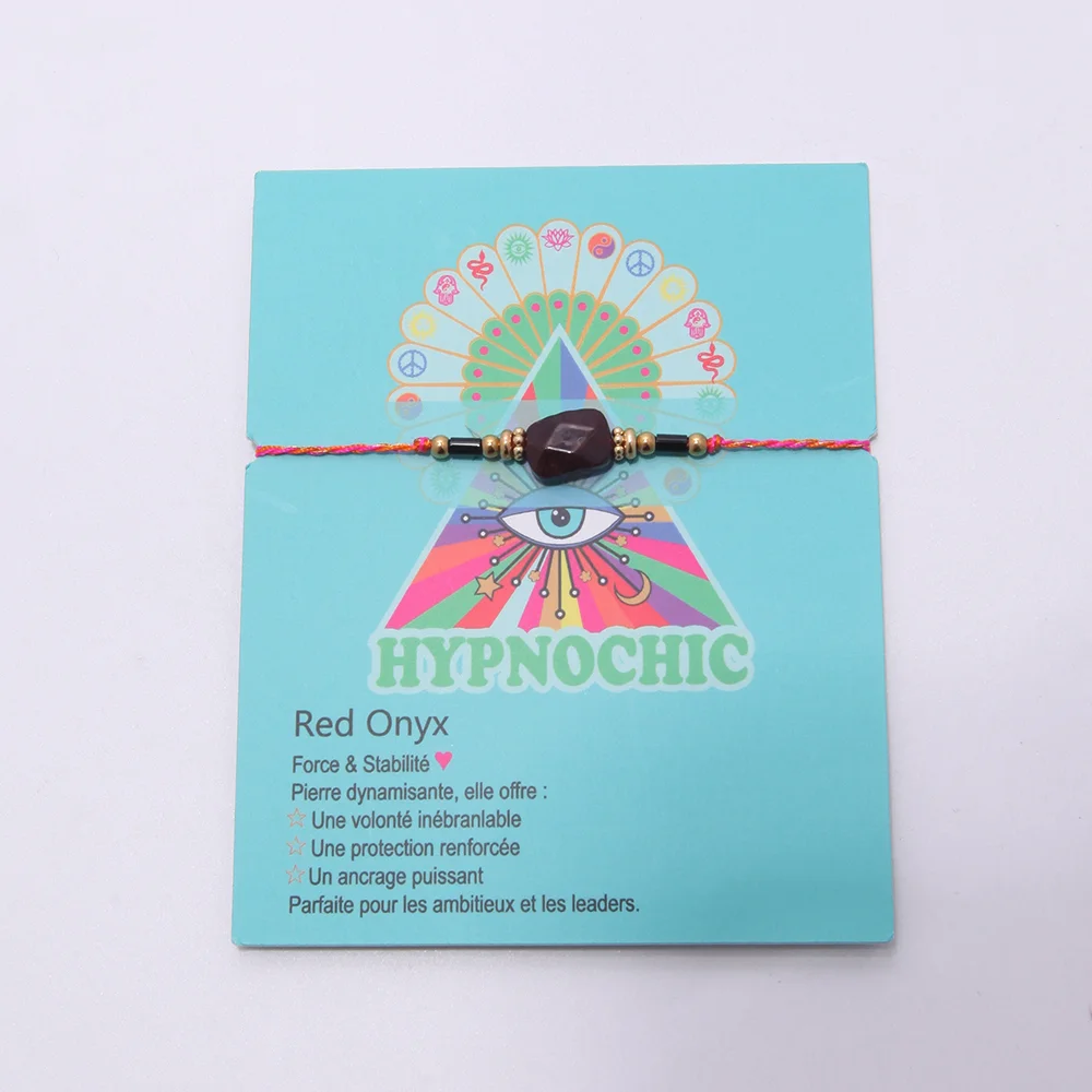 [verturo] Bracelet Red Onyx - Hypnochic  