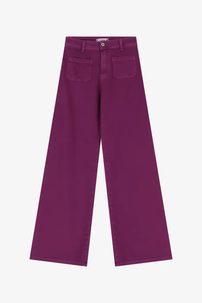 Pantalon Laura Flare Pourpre- Please