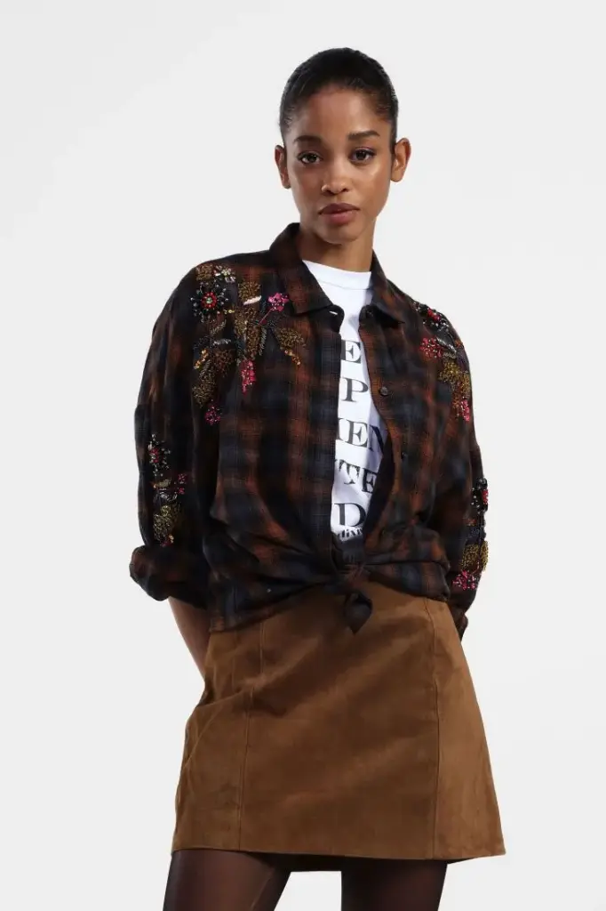 Chemise brodée Claudia - Dixie (S)
