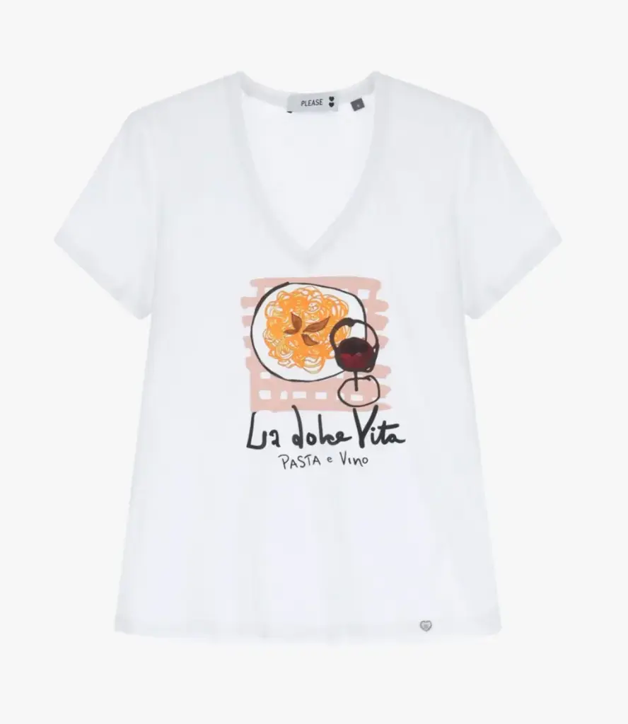 [T7663VPA01s] T-Shirt Dolce Vita - Please (S)