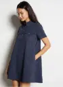 Robe courte trapèze - Please
