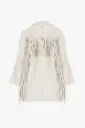 Blazer long à franges Panna - Please