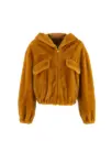 Veste Teddy "Amore" jaune - Alex Max