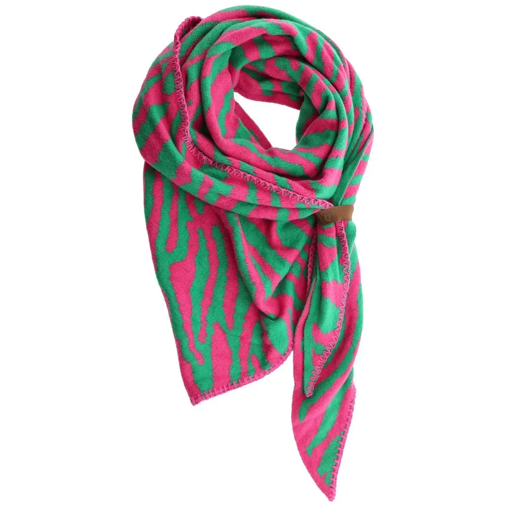 Echarpe Lize Zèbre Vert - Lot83 