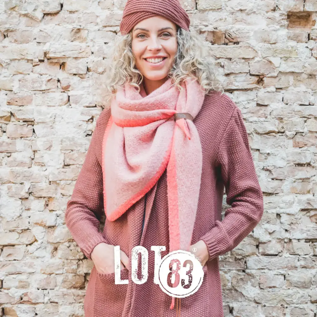 [Nina b] Écharpe Nina Beige rosé - Lot83   