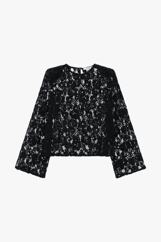 Blouse en dentelle noir - Please (M)
