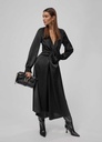 Robe Cache-cœur Noire - Maïté by Lola