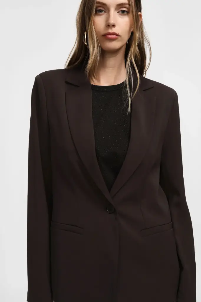 [J0FYCSI000 XS] Blazer long Bordeaux - Please (XS)