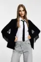 Blazer à franges noir - Please