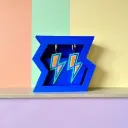 Boucles d'oreilles FLASH! Blue - Pink Stories