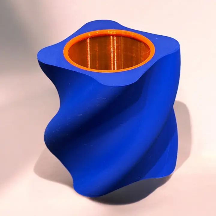 [2259] Vase Sway 100% * Bleu Électrique - Pink Stories