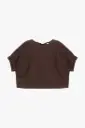 Mini sweatshirt Petit Noeud marron - Dixie