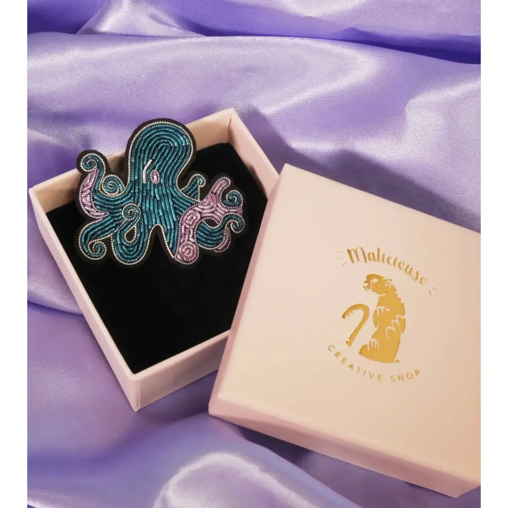 [PIEUVRE] Broche Pieuvre - Malicieuse