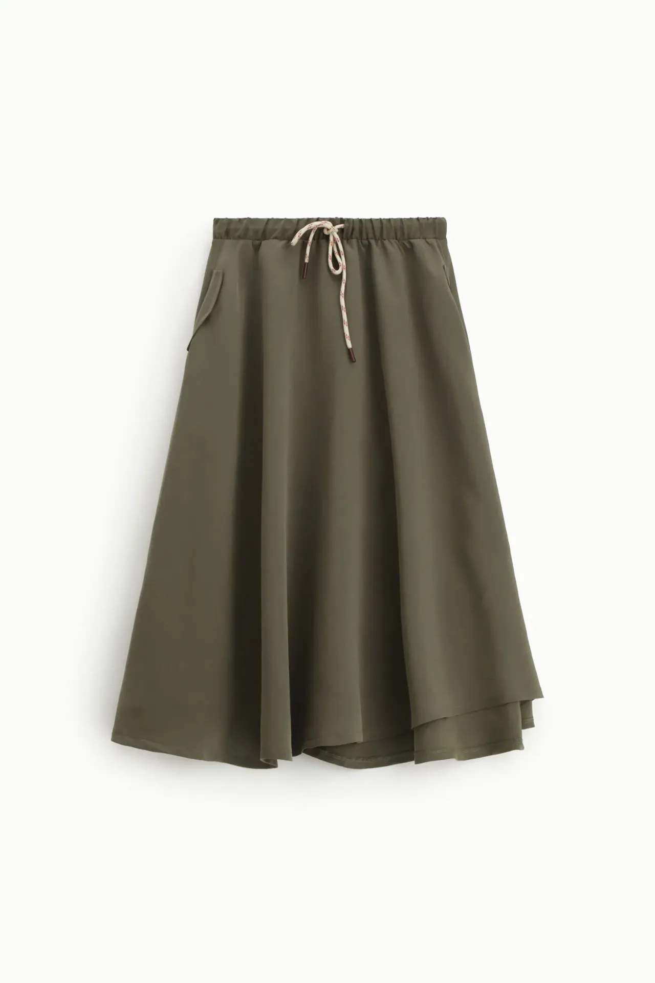 [G5K6DVS000KXS] Jupe longue kaki Jacquie - Please (XS)