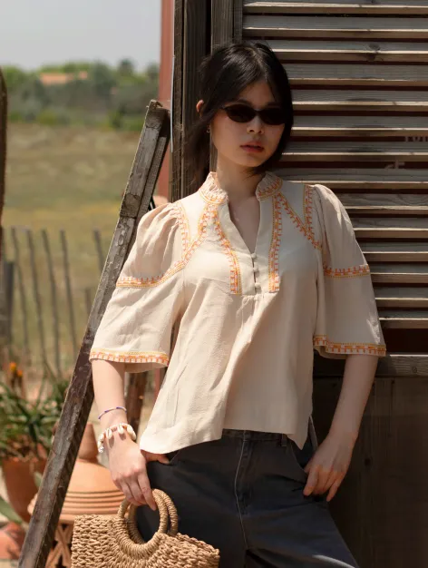 [TW1820S] Top manches courtes Cora - Orféo Paris (XS/S)