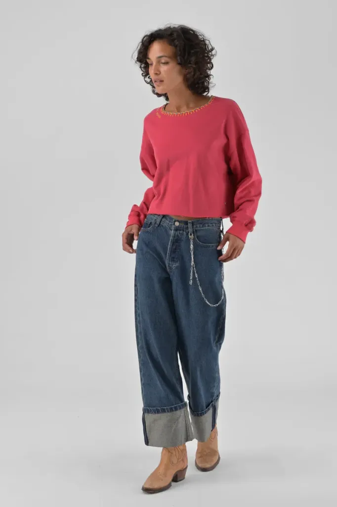 Sweat Darine fuschia - Orféo Paris