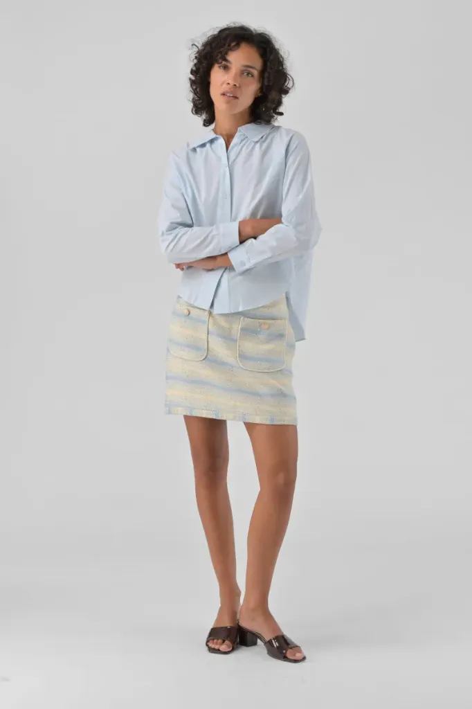 Chemise bleu ciel Gillian - Orfeo