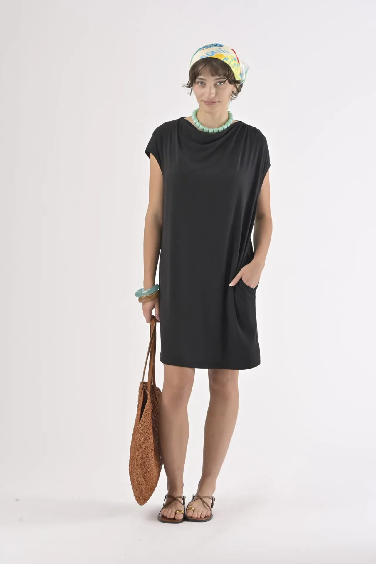 Robe Elyo noir - Orfeo