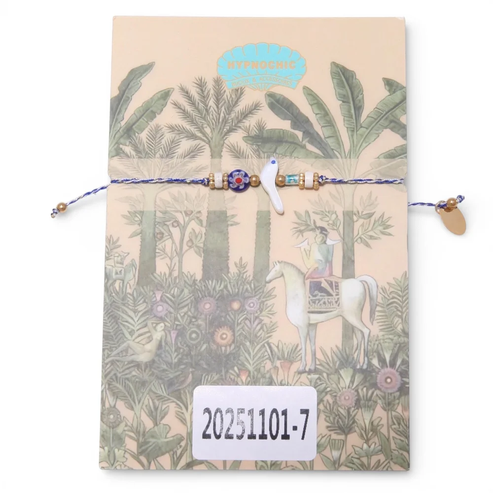 [2042135196676] Bracelet Fétiche Oiseau blanc - Hypnochic