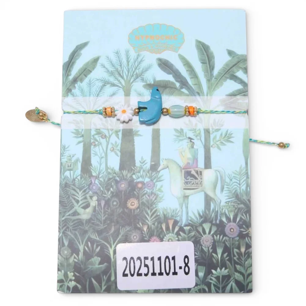 [2037881619838] Bracelet Fétiche Ours turquoise 2 - Hypnochic