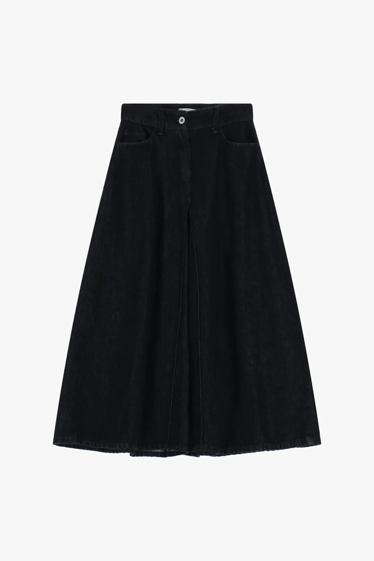 [P0PZDTTC97XXS] Jupe-culotte denim noir Oriane - Please (XXS)