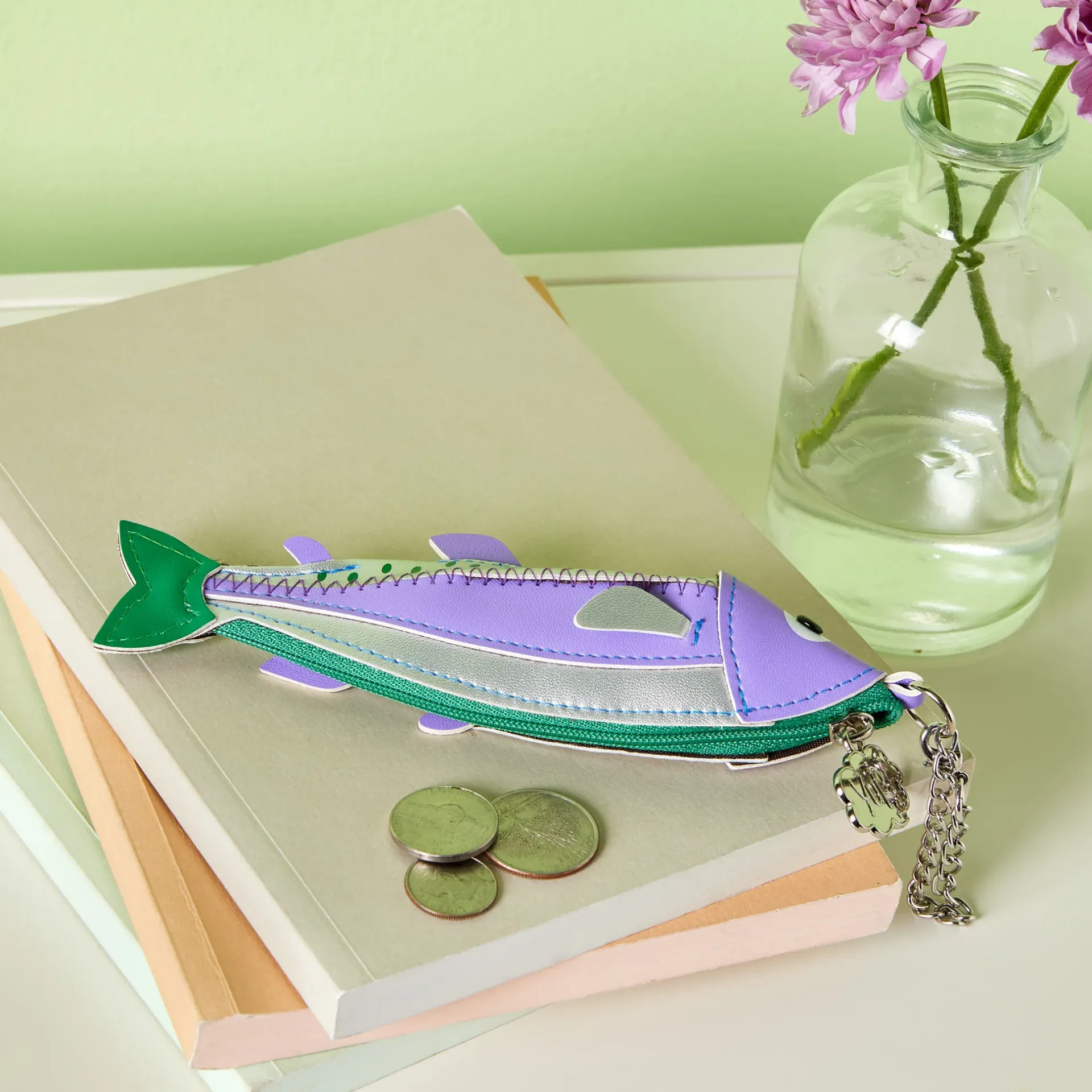 [0585019500] Trousse Poisson mauve - Yup!