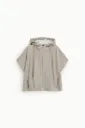 Sweat à capuche Marine beige - Please