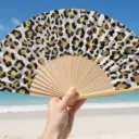 Éventail imprimé léopard - Fantastico Fans