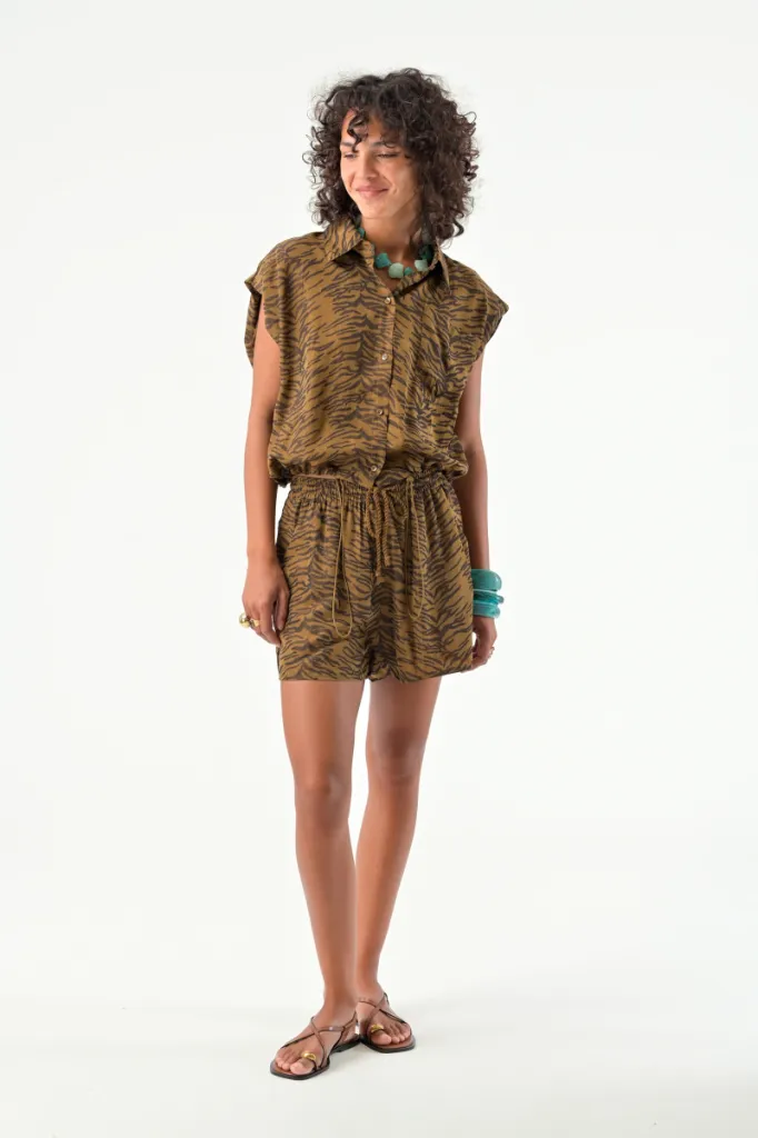 Top léopard Gabin - Orféo Paris (XS/S)