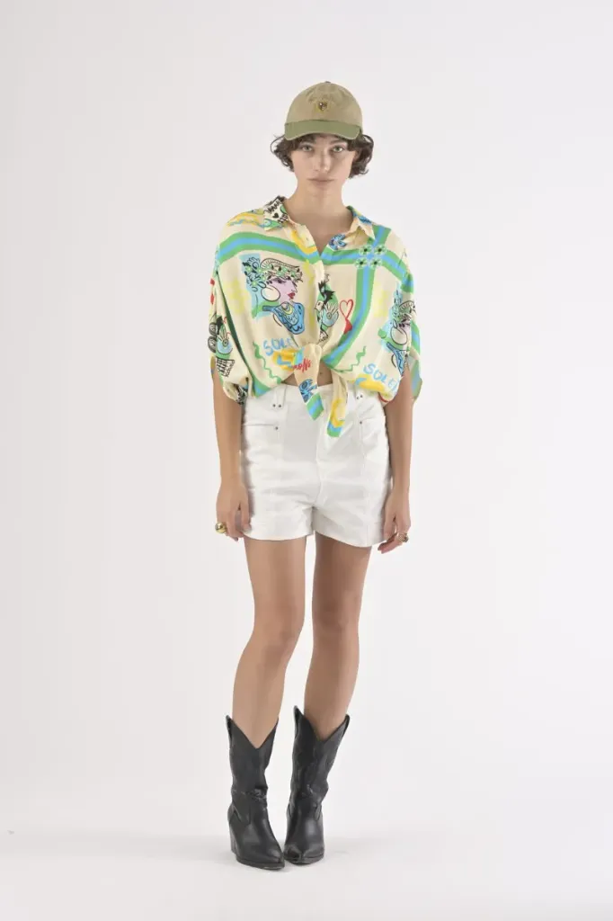 Short Maddy blanc - Orféo