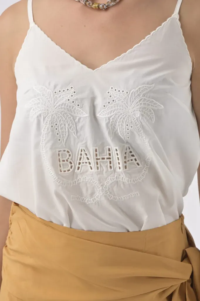 Top Nicoletta blanc - Orféo