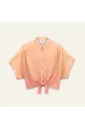 Chemise Serena brodé rose - Orféo