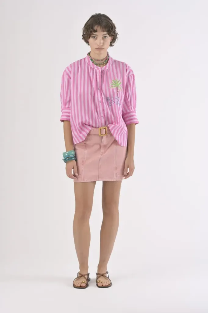 [SIMONE.RXS] Chemise Simone rose - Orféo (XS/S)