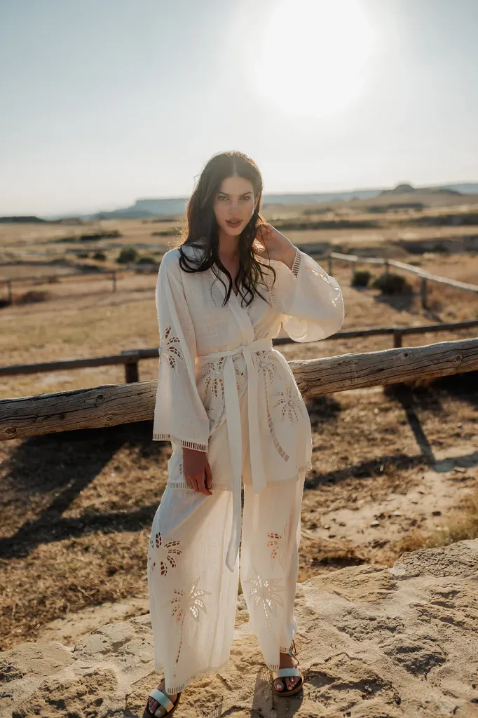 [L149SM] Kimono Mykonos - Piti Cuiti (S/M)