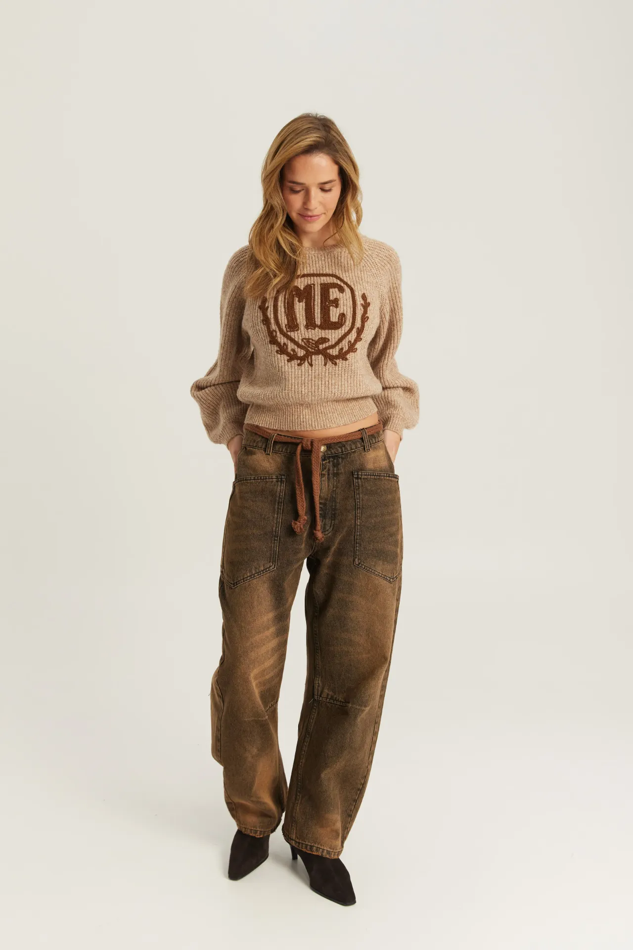 Jeans marron Jono - ME369